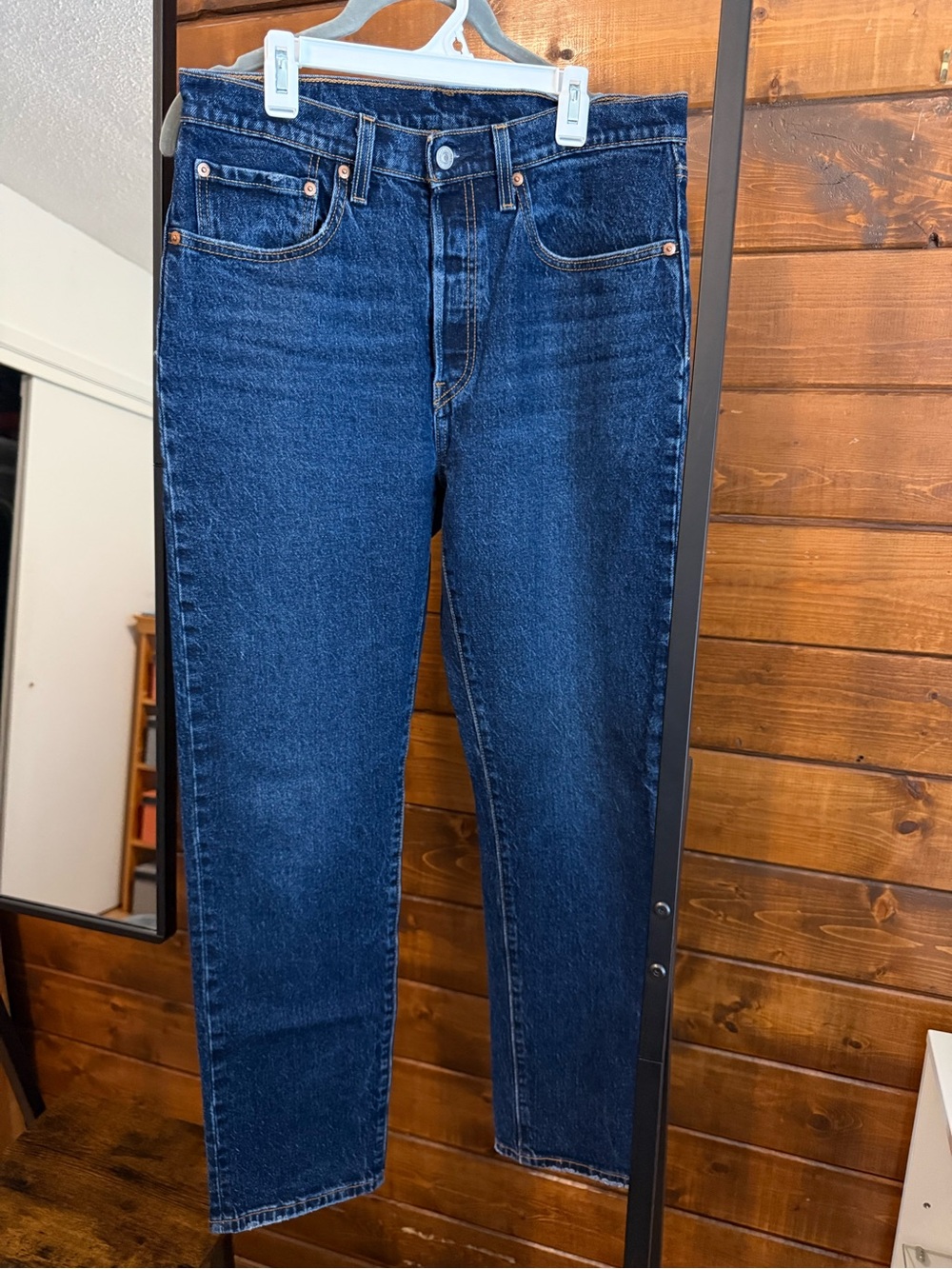 Levi's Women's Dark Indigo Straight Jeans